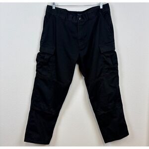511 5.11 Tactical Pants Mens Size 39.5 - 43 Adustable  Waist Black Cargo Pants